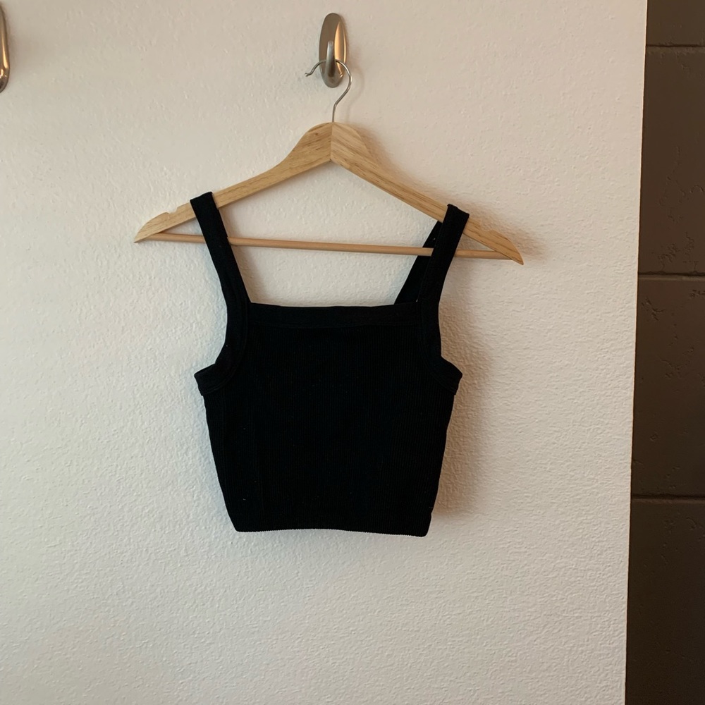 Cotton on black tank